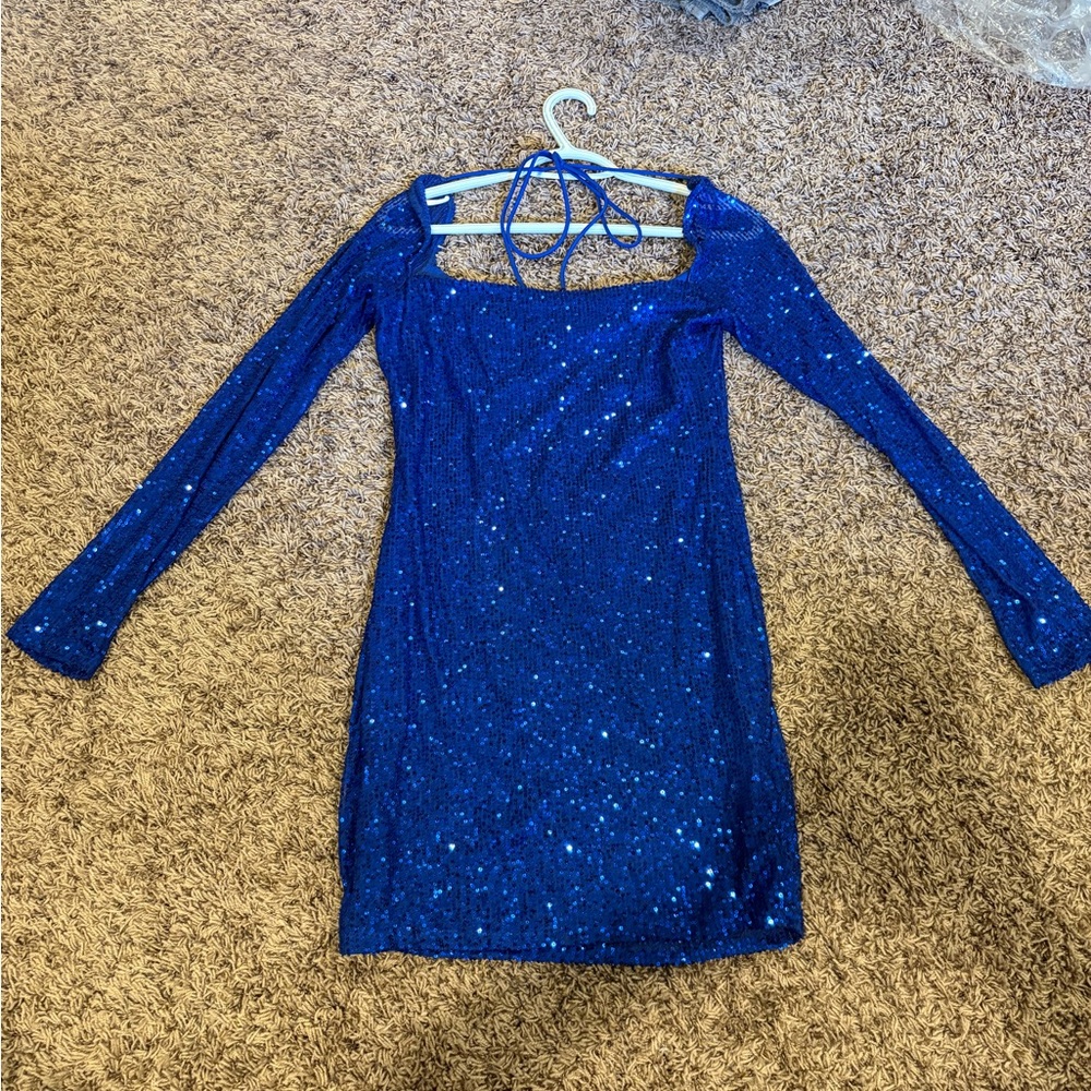 Lucy in the Sky Vibrant Blue Dress